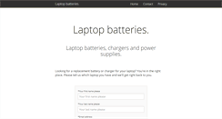 Desktop Screenshot of laptop-batteries.co.za