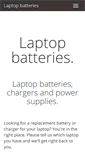 Mobile Screenshot of laptop-batteries.co.za