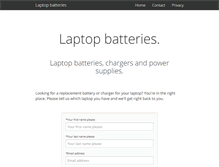 Tablet Screenshot of laptop-batteries.co.za